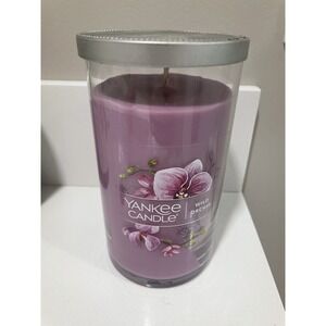 Yankee Candle Pillar Wild Orchard , Purple - Medium‎ 14.25 oz New